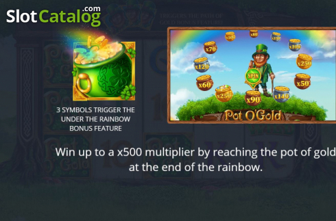 Οθόνη9. Pot O'Gold (Wizard Games) Κουλοχέρης