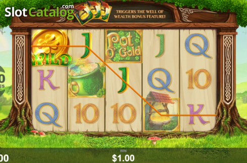 Οθόνη6. Pot O'Gold (Wizard Games) Κουλοχέρης