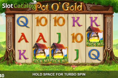 Οθόνη7. Pot O'Gold (Wizard Games) Κουλοχέρης