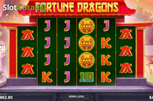 Οθόνη3. Fortune Dragons (Wizard Games) Κουλοχέρης