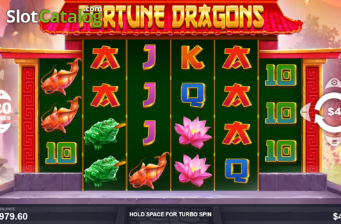 Οθόνη4. Fortune Dragons (Wizard Games) Κουλοχέρης
