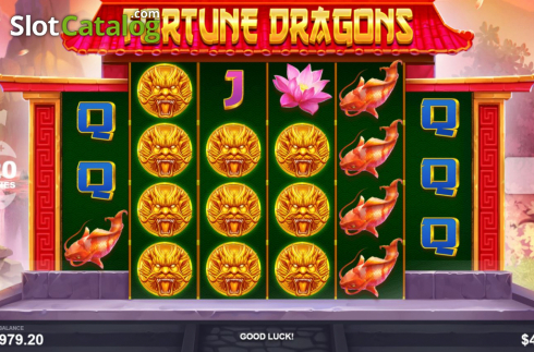 Οθόνη5. Fortune Dragons (Wizard Games) Κουλοχέρης