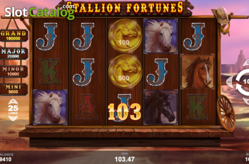 Οθόνη5. Stallion Fortunes Κουλοχέρης