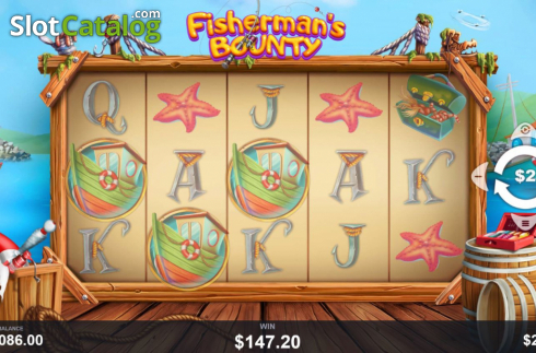 Οθόνη3. Fishermans Bounty Κουλοχέρης
