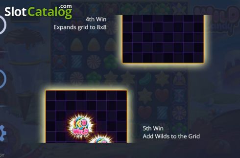 Οθόνη9. Wild Candy (Wizard Games) Κουλοχέρης