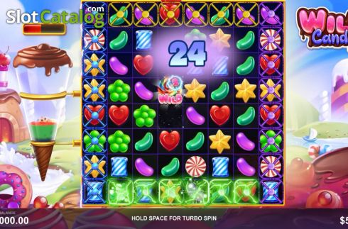 Οθόνη3. Wild Candy (Wizard Games) Κουλοχέρης