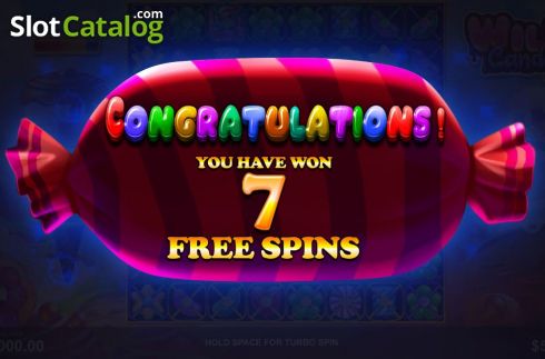 Οθόνη5. Wild Candy (Wizard Games) Κουλοχέρης