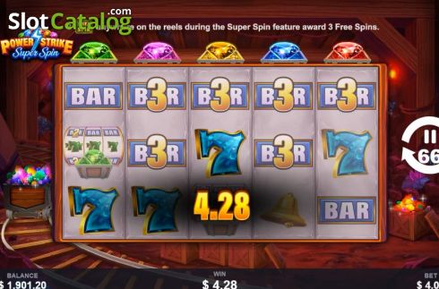 Οθόνη3. Power Strike Super Spin Κουλοχέρης