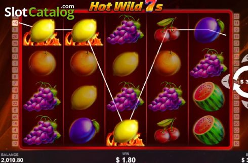 Οθόνη3. Hot Wild 7s Κουλοχέρης