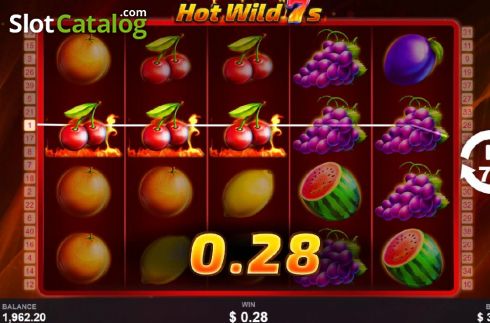 Οθόνη4. Hot Wild 7s Κουλοχέρης