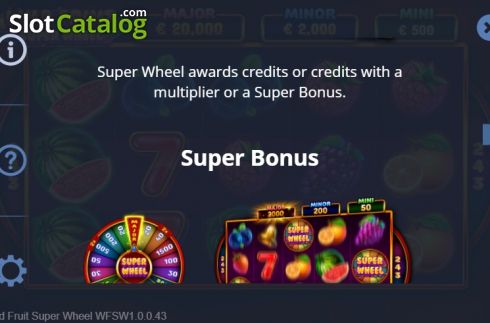 Οθόνη9. Wild Fruit Super Wheel Κουλοχέρης