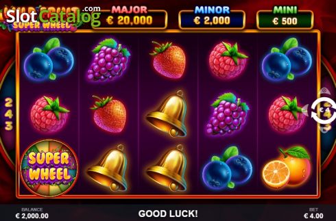 Οθόνη2. Wild Fruit Super Wheel Κουλοχέρης