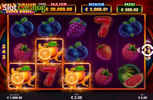 Οθόνη3. Wild Fruit Super Wheel Κουλοχέρης