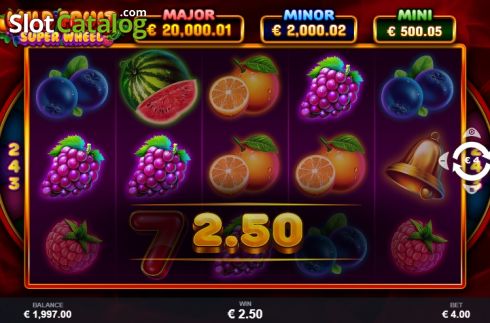 Οθόνη4. Wild Fruit Super Wheel Κουλοχέρης