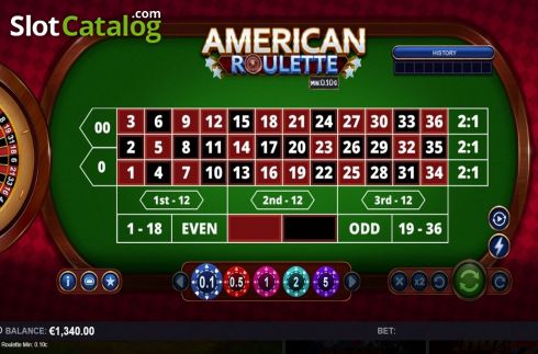 Οθόνη2. American Roulette (Wizard Games) Κουλοχέρης