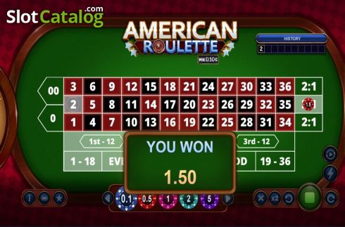 Οθόνη4. American Roulette (Wizard Games) Κουλοχέρης