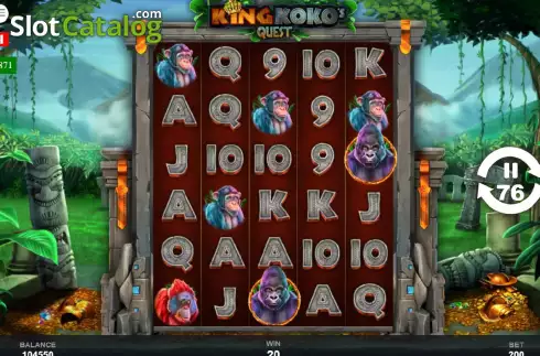 Οθόνη3. King Koko's Quest Κουλοχέρης