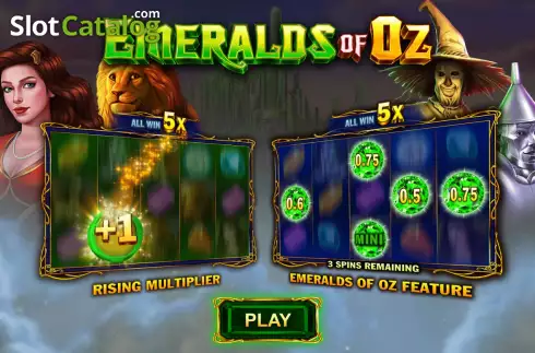Οθόνη2. Emeralds of Oz Κουλοχέρης 