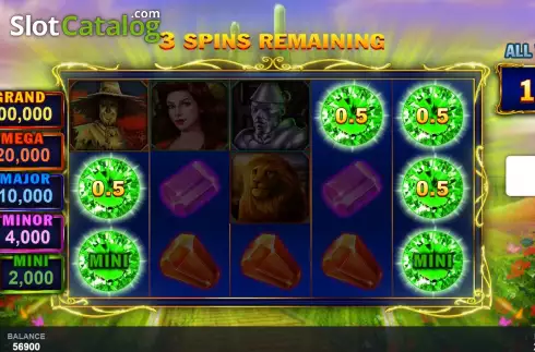 Οθόνη6. Emeralds of Oz Κουλοχέρης 