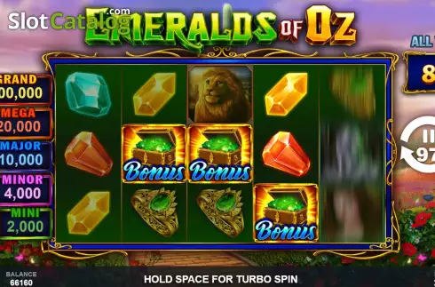 Οθόνη8. Emeralds of Oz Κουλοχέρης 