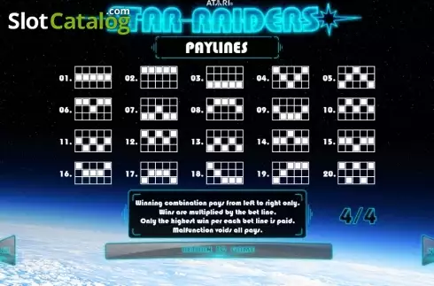 Οθόνη7. Star Raiders Κουλοχέρης