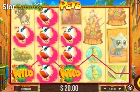 Οθόνη4. Pets (Wizard Games) Κουλοχέρης