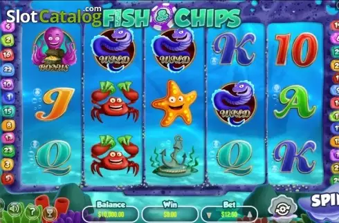 Οθόνη2. Fish And Chips (Wizard Games) Κουλοχέρης