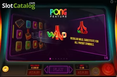 Οθόνη2. Atari Pong Κουλοχέρης