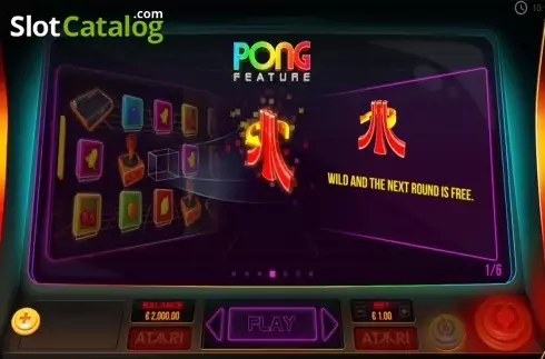 Οθόνη5. Atari Pong Κουλοχέρης