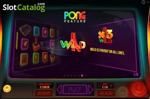 Οθόνη7. Atari Pong Κουλοχέρης