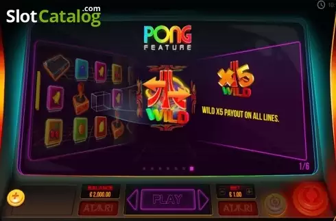 Οθόνη8. Atari Pong Κουλοχέρης