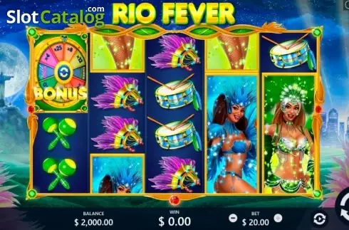 Οθόνη8. Rio Fever (Wizard Games) Κουλοχέρης