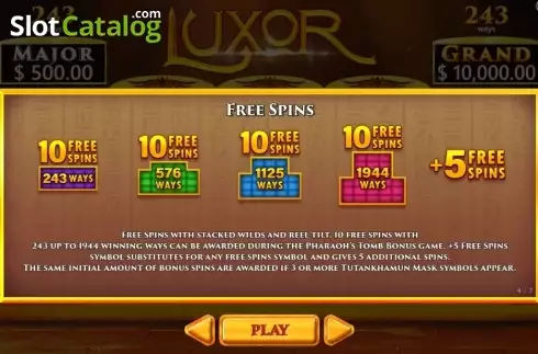 Οθόνη7. Luxor Κουλοχέρης