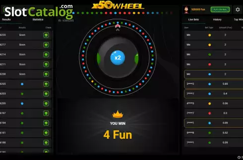 Οθόνη3. x50Wheel Κουλοχέρης