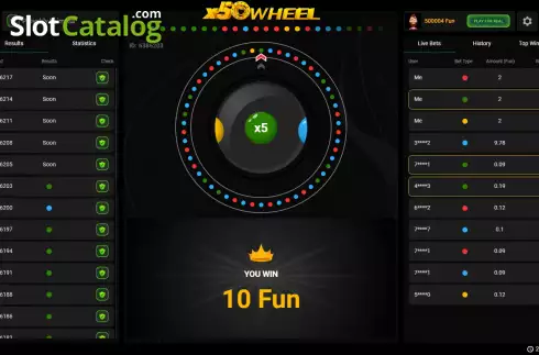 Οθόνη4. x50Wheel Κουλοχέρης