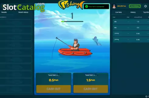 Οθόνη3. Fishing (Pascal Gaming Κουλοχέρης