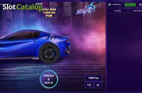 Οθόνη5. Drift (Pascal Gaming) Κουλοχέρης