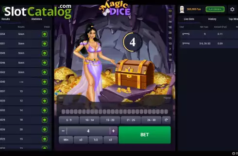 Οθόνη2. Magic Dice (Pascal Gaming) Κουλοχέρης