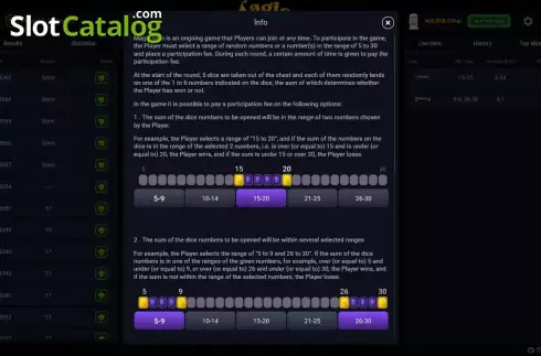 Οθόνη5. Magic Dice (Pascal Gaming) Κουλοχέρης