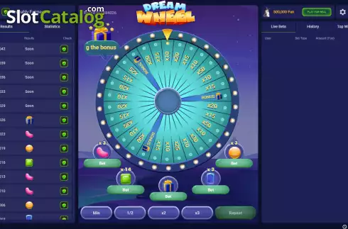 Οθόνη3. Dream Wheel (Pascal Gaming) Κουλοχέρης