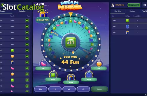 Οθόνη6. Dream Wheel (Pascal Gaming) Κουλοχέρης