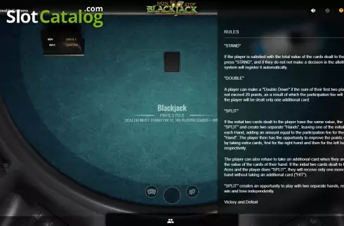 Οθόνη5. Non-Stop Blackjack Κουλοχέρης
