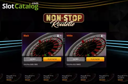 Οθόνη2. Non-Stop Roulette Κουλοχέρης
