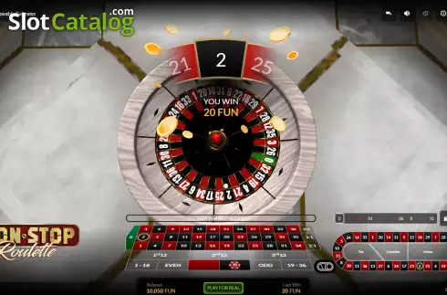 Οθόνη5. Non-Stop Roulette Κουλοχέρης