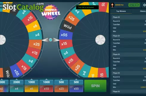 Οθόνη3. Double Wheel Κουλοχέρης