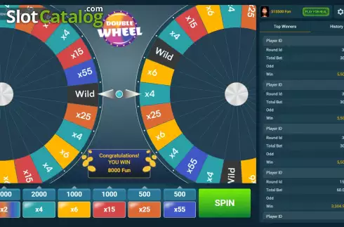 Οθόνη4. Double Wheel Κουλοχέρης