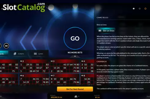 Οθόνη5. Lucky Lotto (Pascal Gaming) Κουλοχέρης