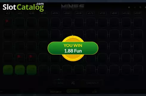 Οθόνη4. Mines (Pascal Gaming) Κουλοχέρης