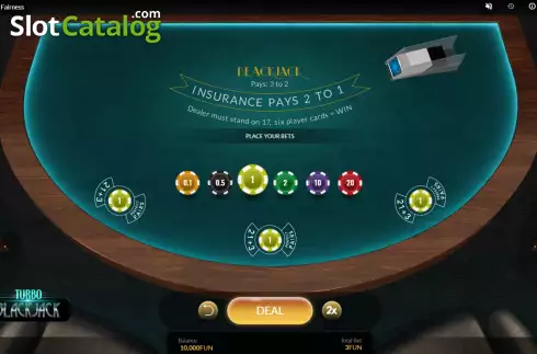 Οθόνη2. Turbo Blackjack Κουλοχέρης