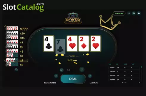 Οθόνη4. 777 Poker Κουλοχέρης 